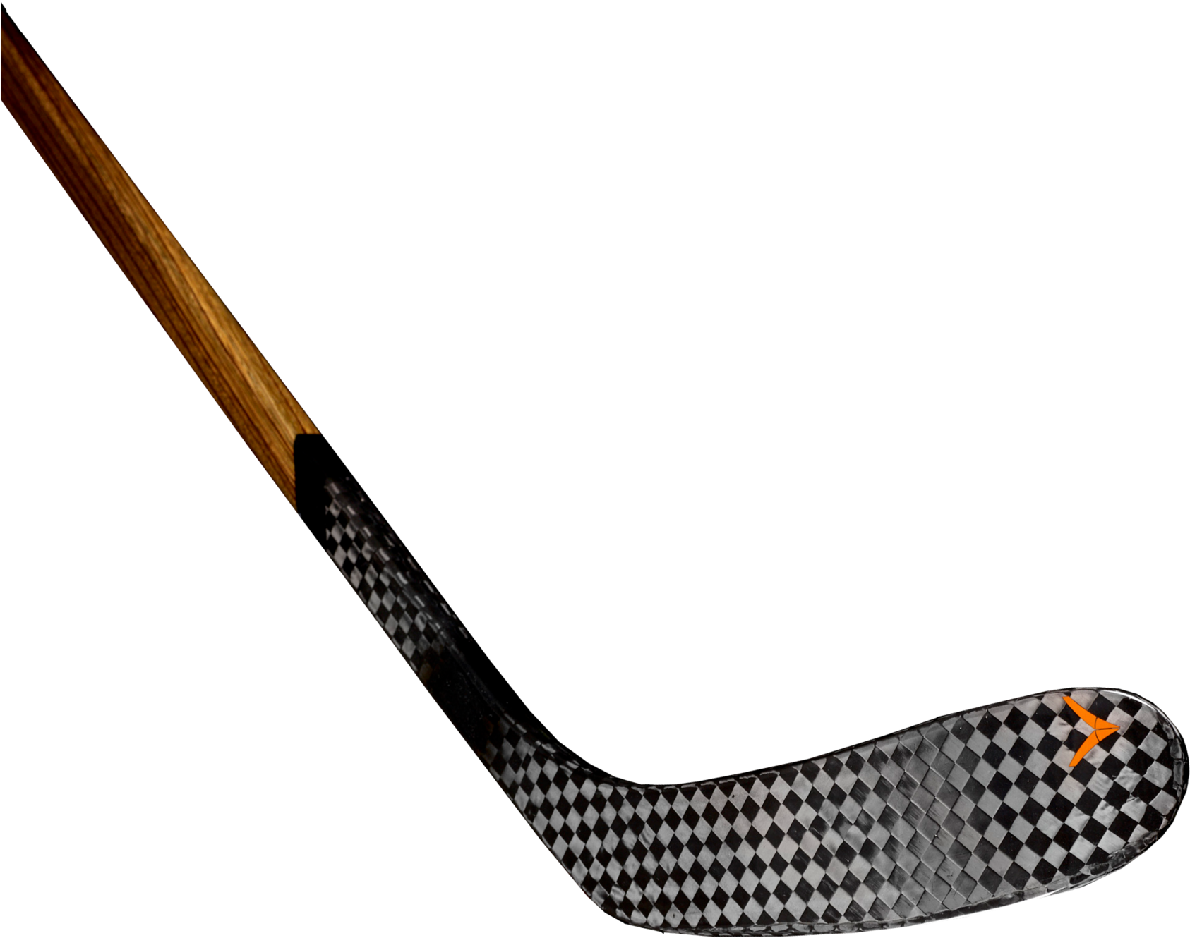 Hockey Stick Carbon Fiber Design PNG image