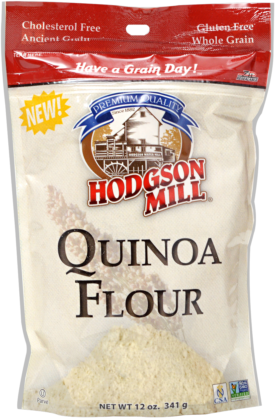 Hodgson Mill Quinoa Flour Package PNG image