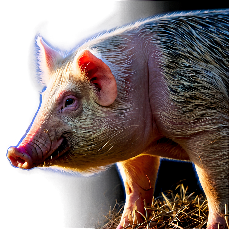 Hog On Farm Png Btd PNG image