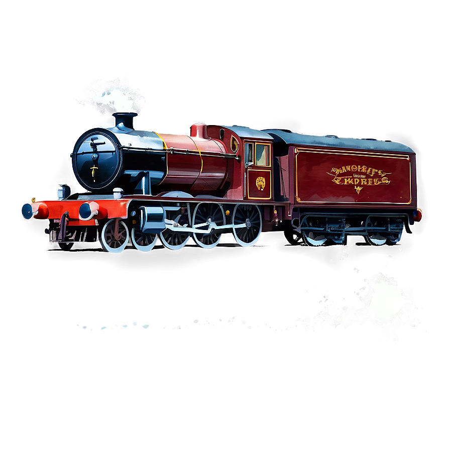 Hogwarts Express Watercolor Png Lji44 PNG image