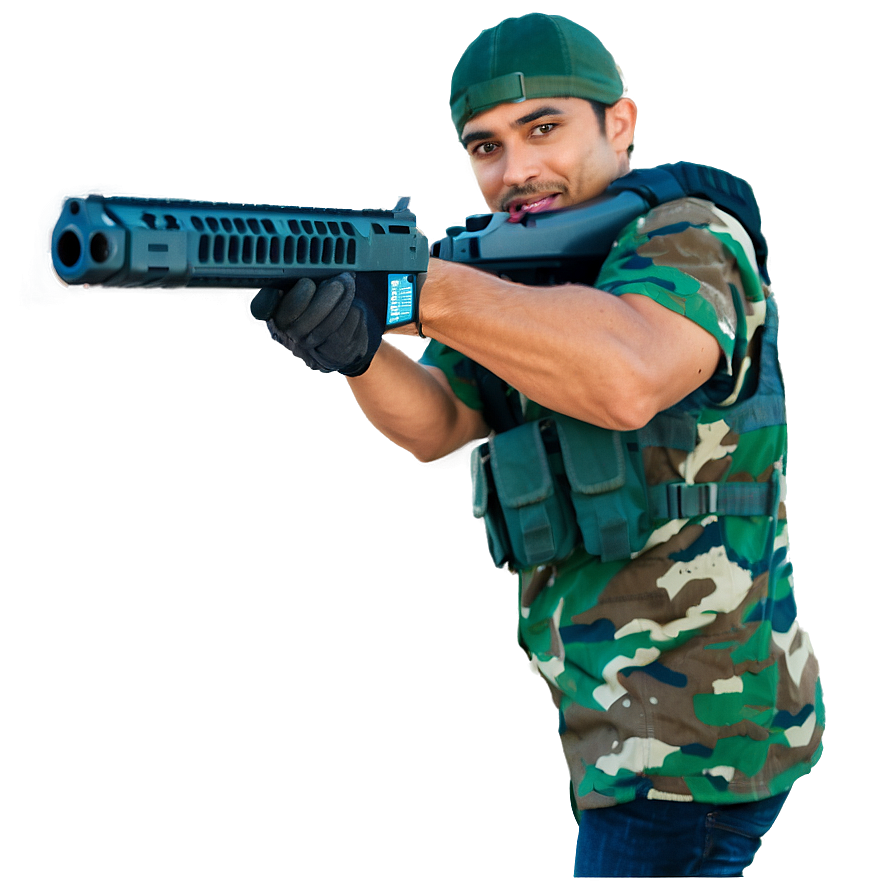 Holding Gun Png 56 PNG image