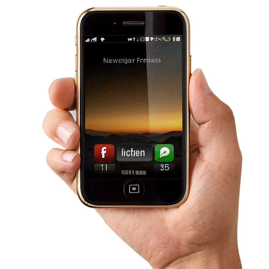 Holding Phone Png Mpo PNG image