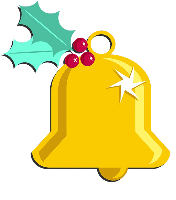 Holiday Bell Graphic PNG image