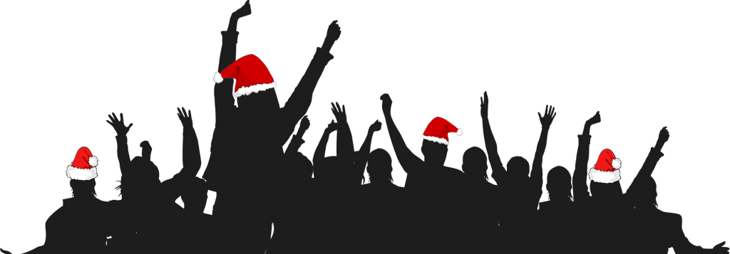 Holiday Cheer Crowd Silhouette.png PNG image