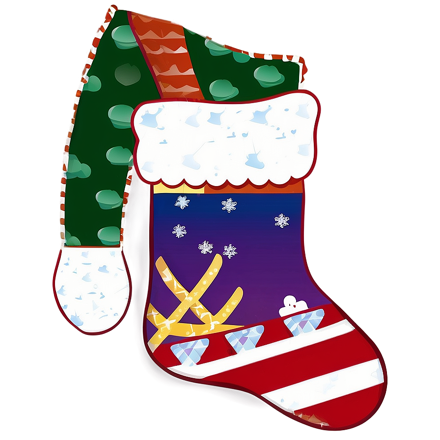 Holiday Christmas Stocking Png 52 PNG image