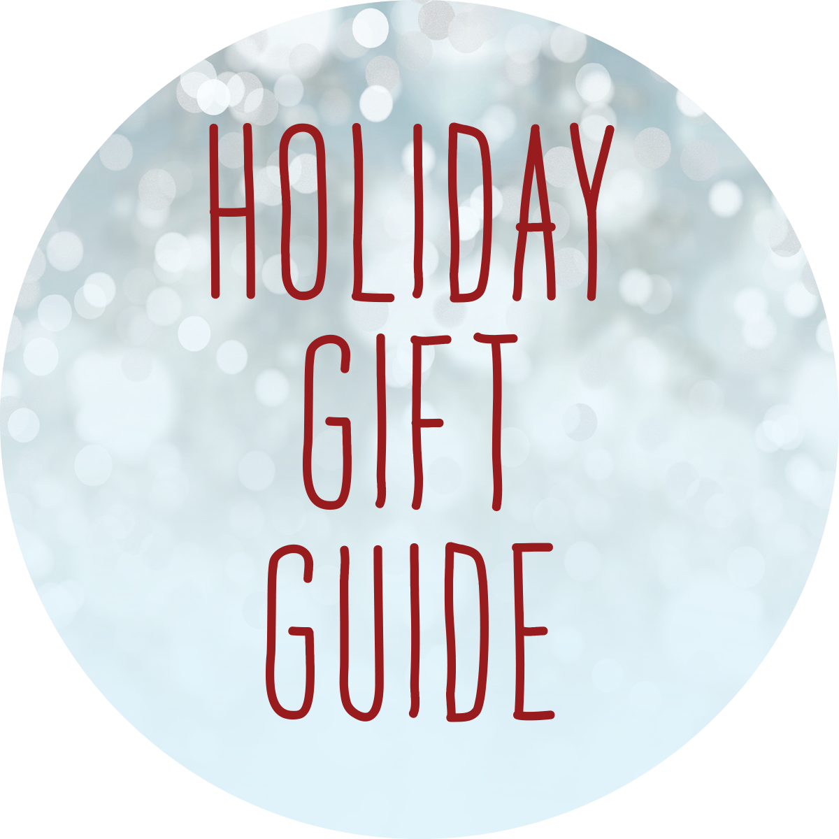Holiday Gift Guide Sparkle Background PNG image