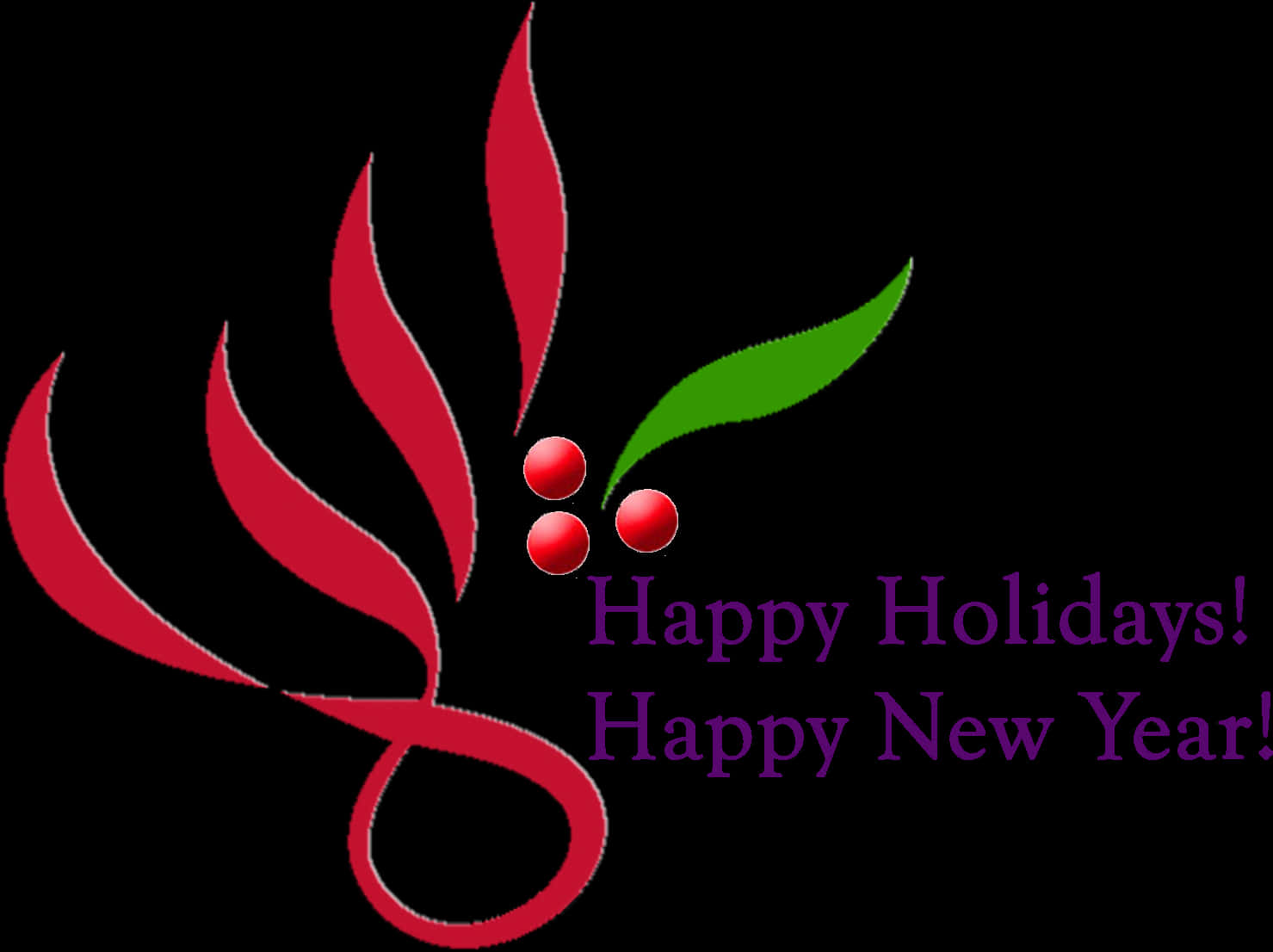 Holiday Greeting Design PNG image