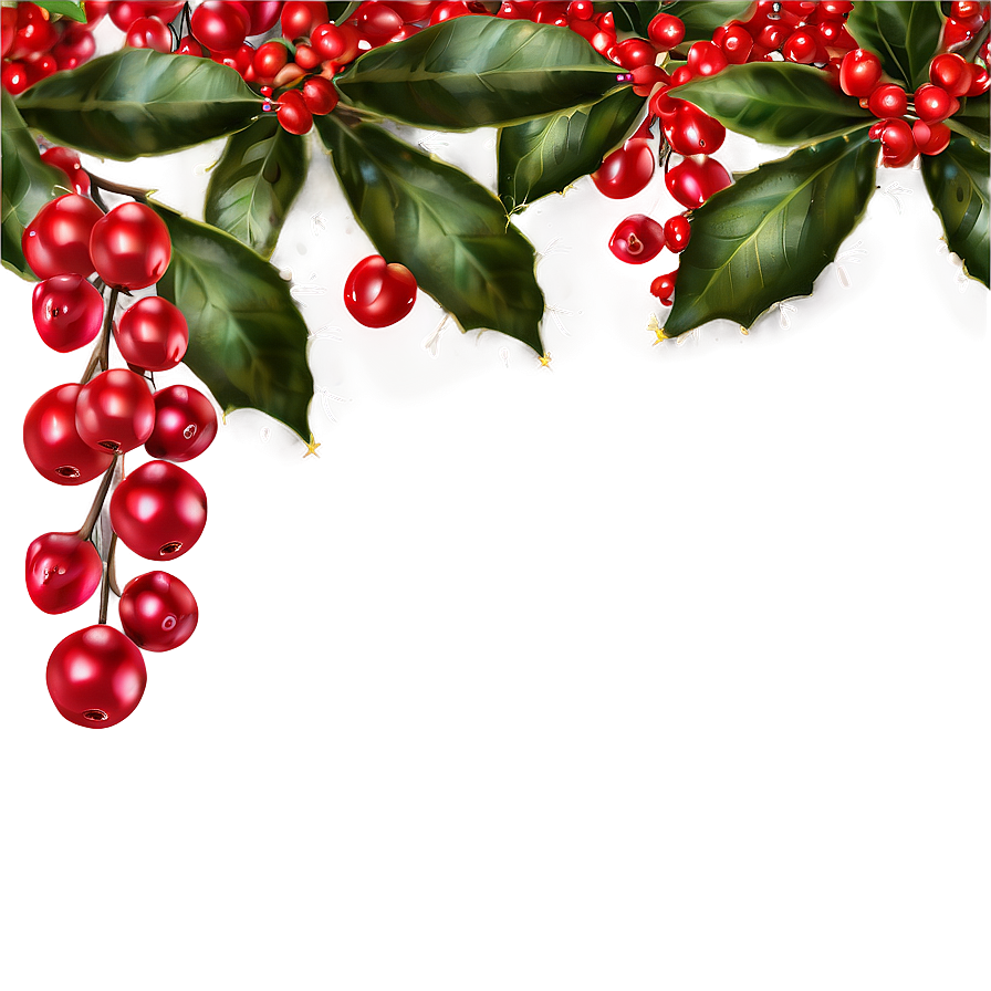 Holiday Holly Berries Png 05032024 PNG image