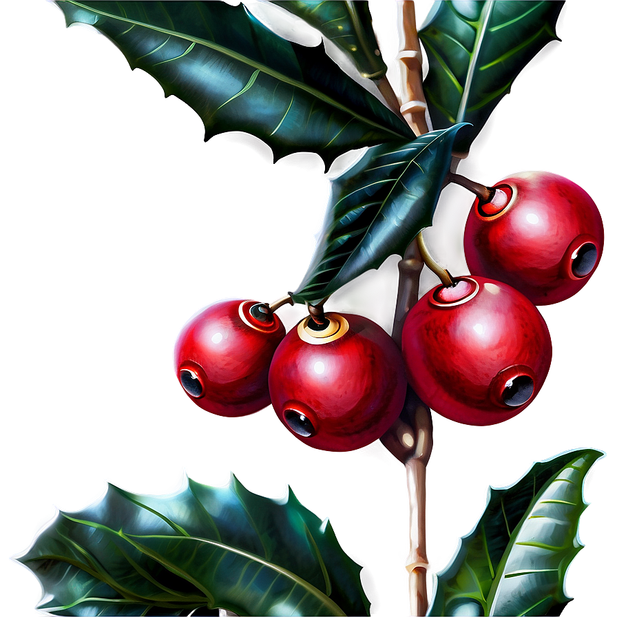 Holiday Holly Berries Png 05032024 PNG image