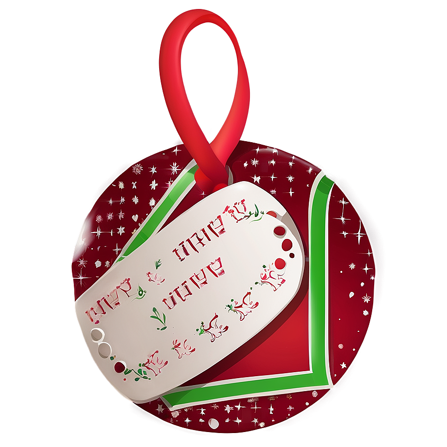 Holiday Joy Gift Tag Png 87 PNG image