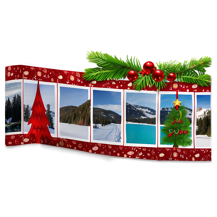 Holiday Memories Photo Strip Png 66 PNG image