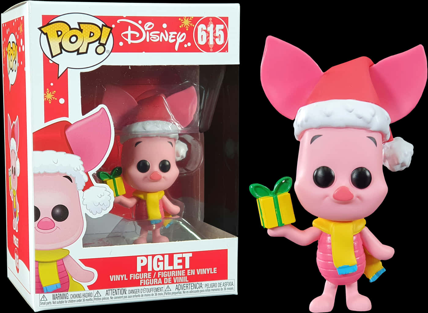 Holiday Piglet Funko Pop Figure PNG image