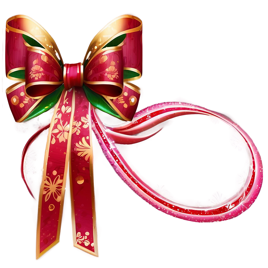 Holiday Ribbon Bows Png 85 PNG image