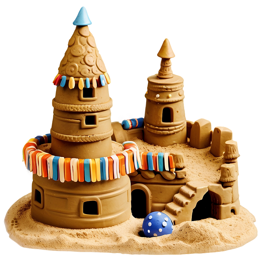 Holiday Sandcastle Png 06212024 PNG image