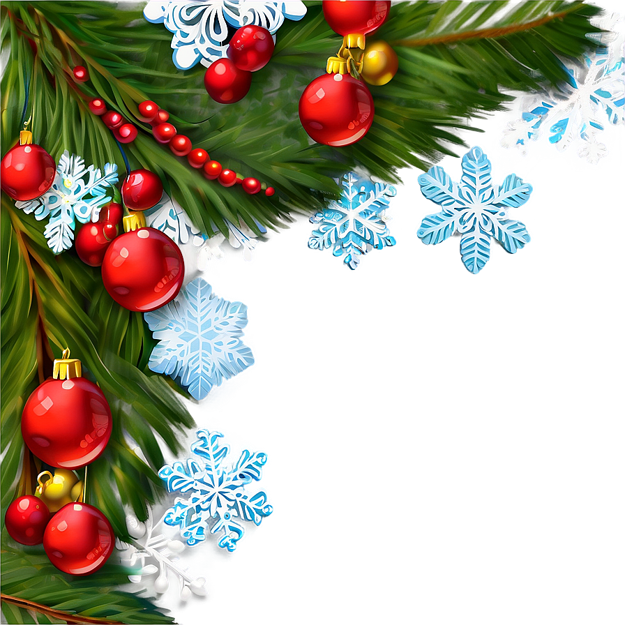 Holiday Snow Border Png Kid86 PNG image