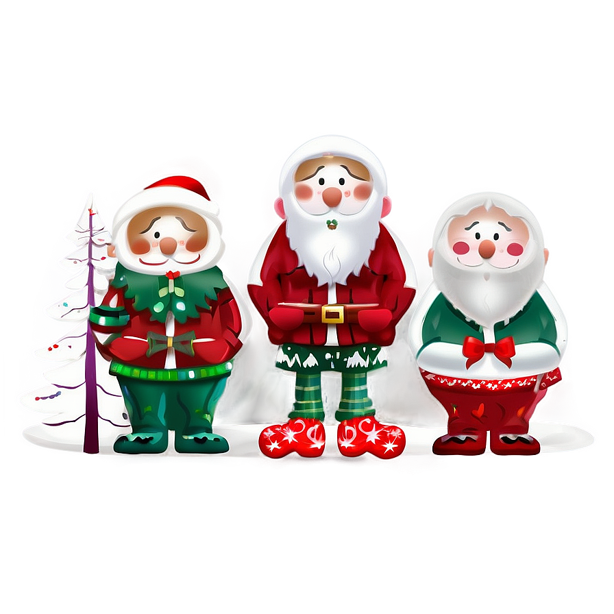 Holiday Themed Characters Png 40 PNG image