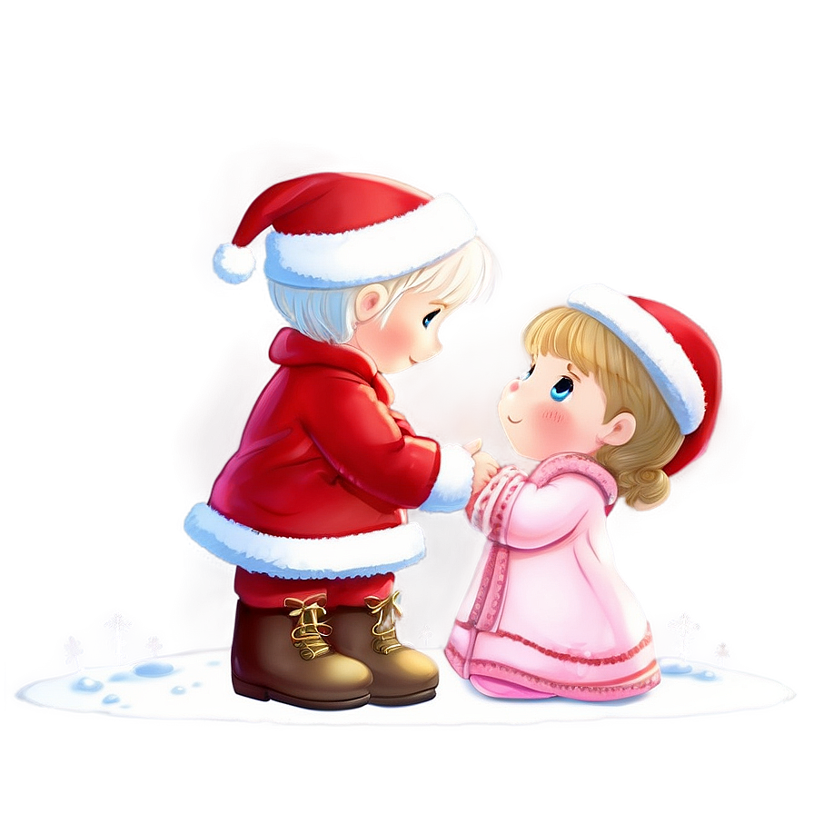 Holiday Themed Precious Moments Png 41 PNG image