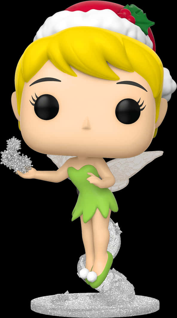 Holiday Tinkerbell Figurine PNG image