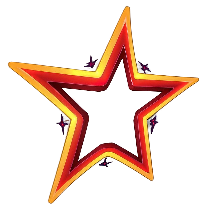 Hollow Star Outline Png Woj PNG image