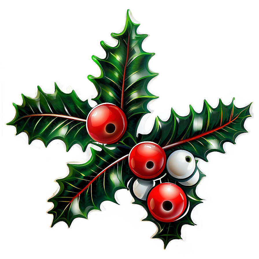 Holly Bouquet Png 05252024 PNG image