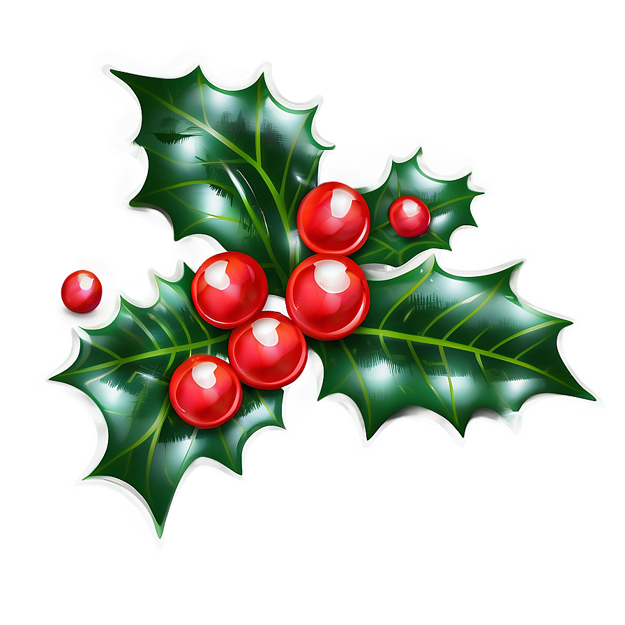 Holly Illustration Png Nik PNG image