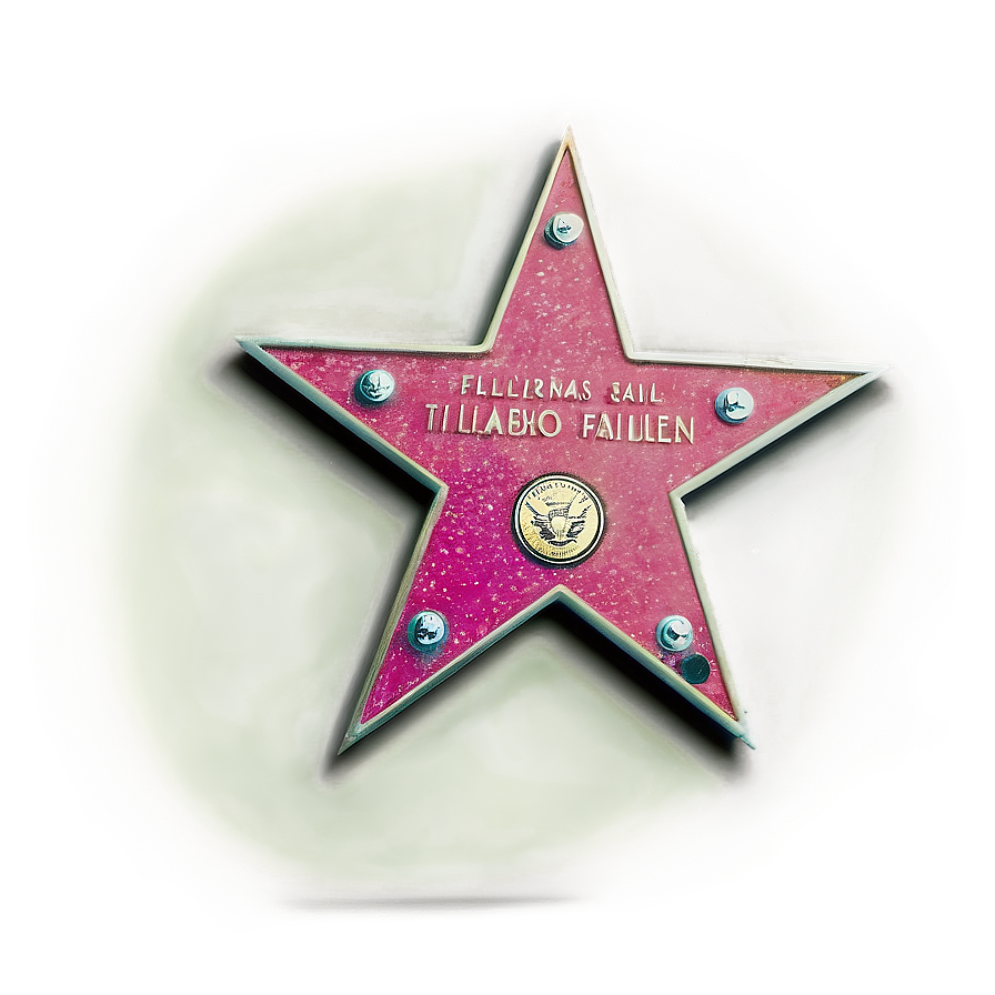 Hollywood Star Souvenir Png 8 PNG image