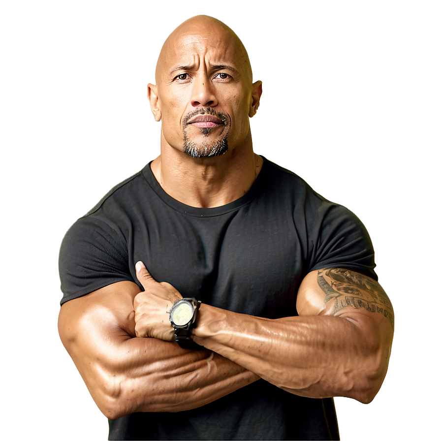 Hollywood Star The Rock Png Jcw PNG image