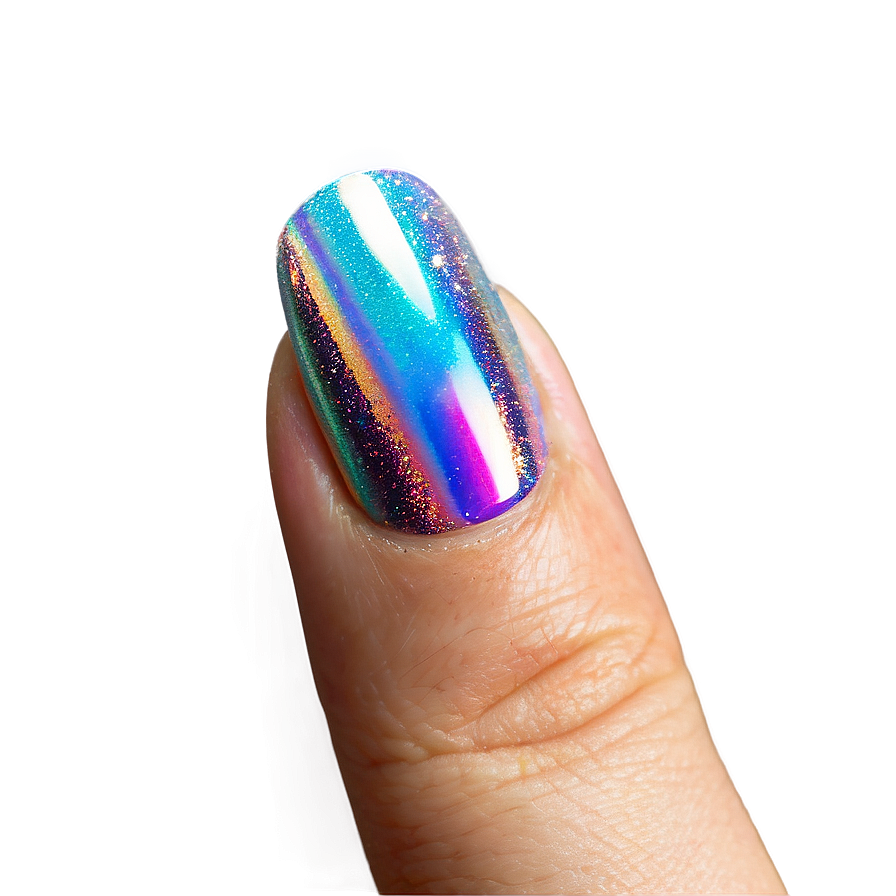 Holographic Acrylic Nails Inspiration Png Rgp54 PNG image