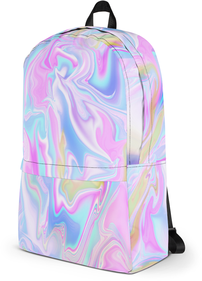 Holographic Backpack Product Image PNG image