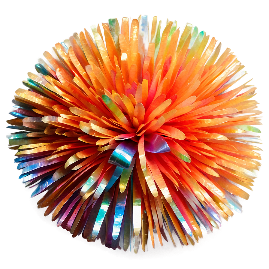 Holographic Cheer Pom Poms Png 3 PNG image