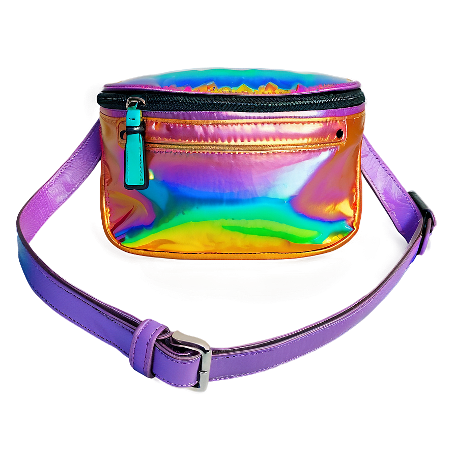 Holographic Fanny Pack Png 06212024 PNG image