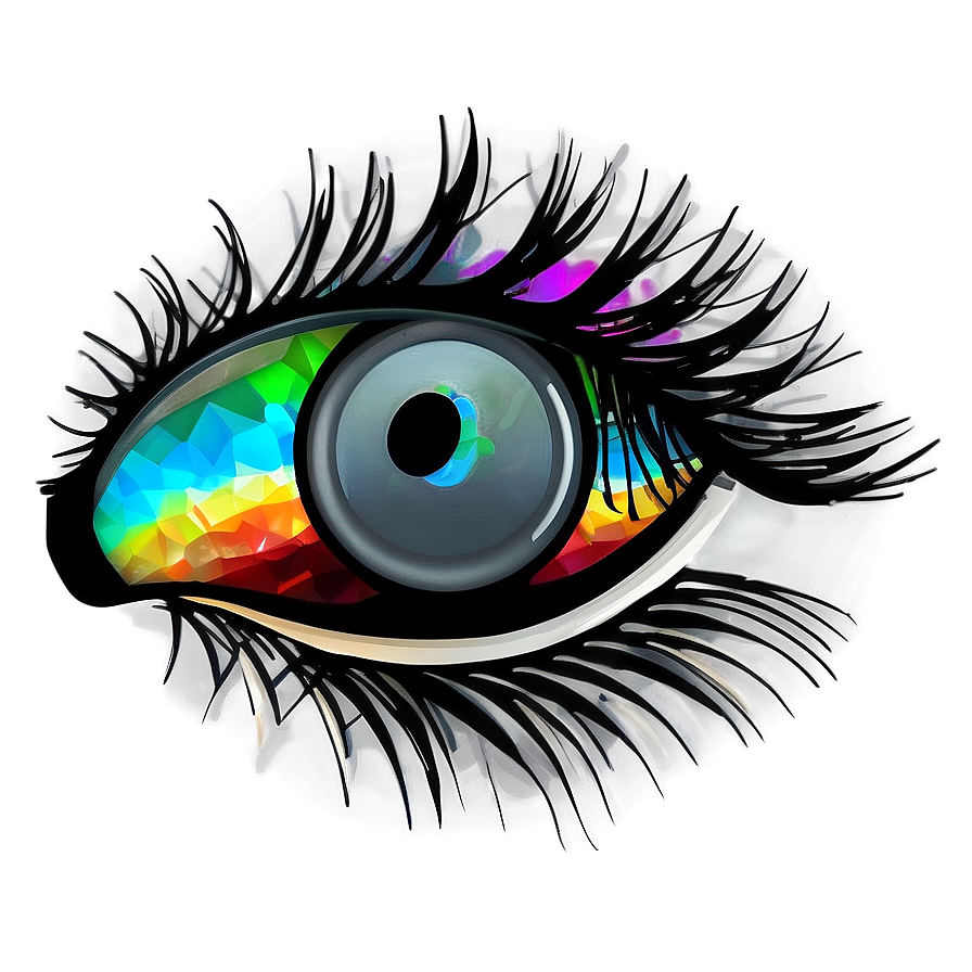 Holographic Lashes Png 23 PNG image