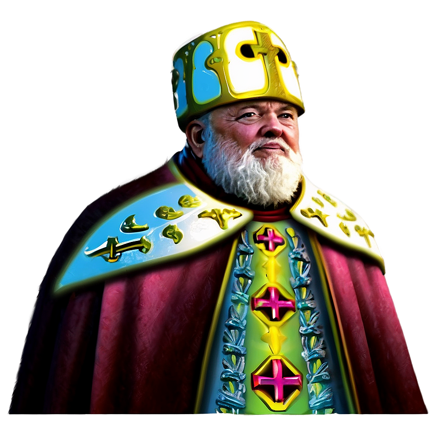 Holy Bishop Illustration Png Kbx29 PNG image