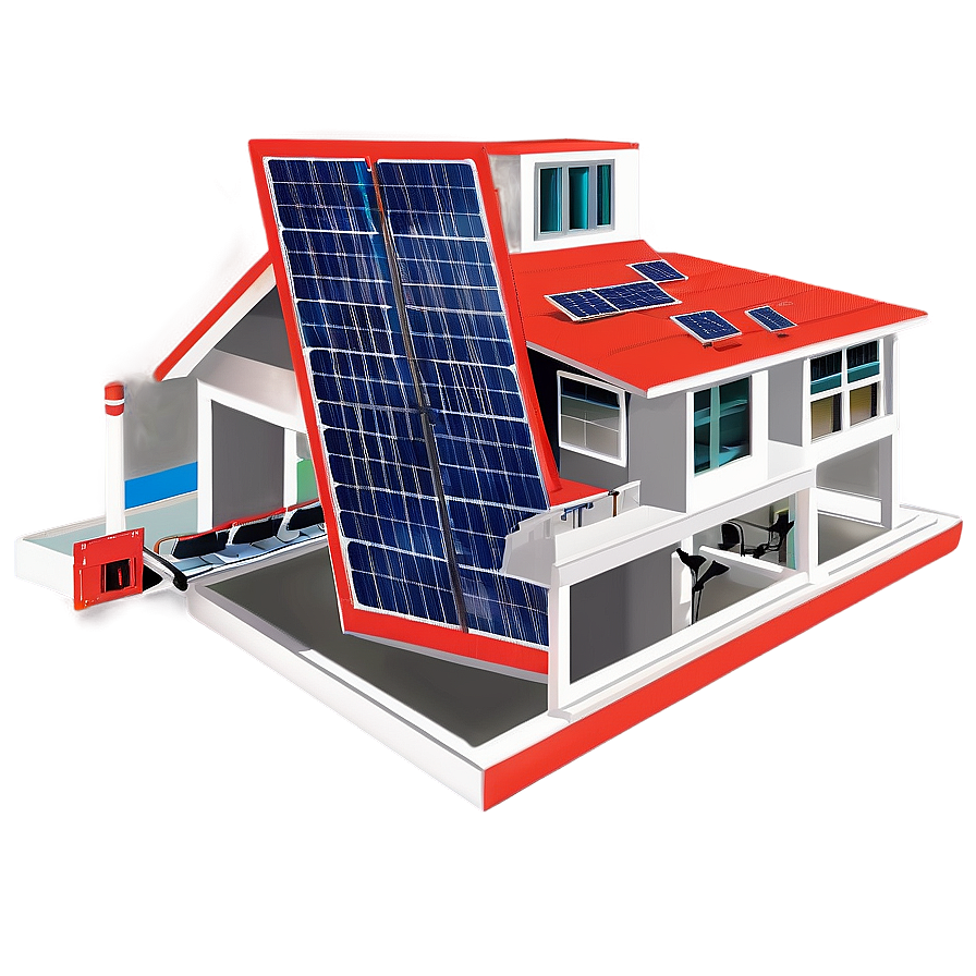 Home Solar Power System Png 06292024 PNG image