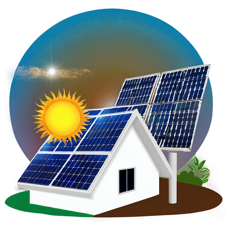 Home Solar Power System Png Xfx PNG image