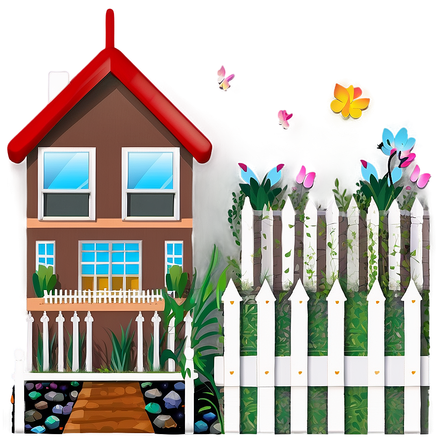 Home With Garden Icon Png Bff PNG image