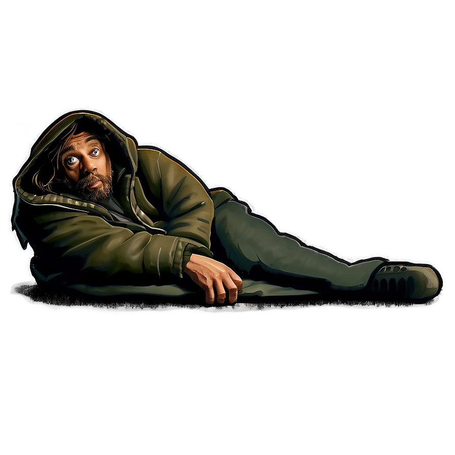 Homeless At Night Png Prh17 PNG image