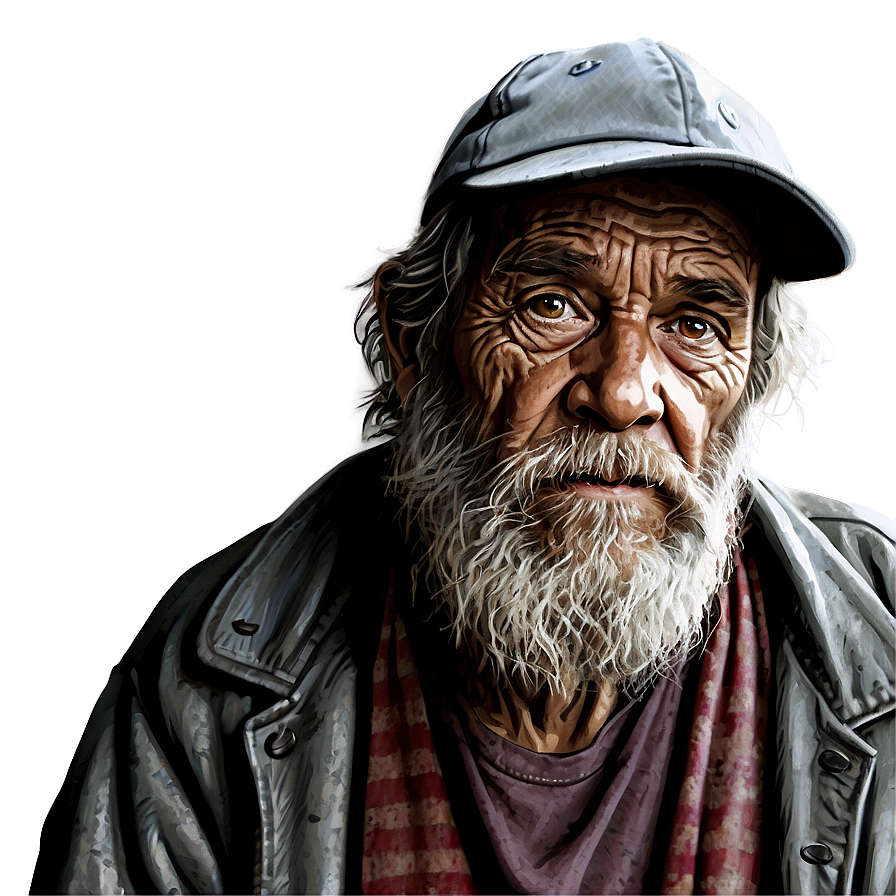 Homeless Hobo Artwork Png 33 PNG image