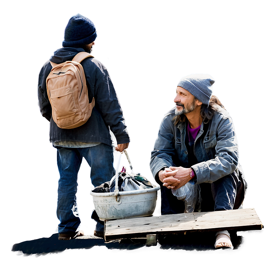 Homeless Man And Woman Png Uyp PNG image