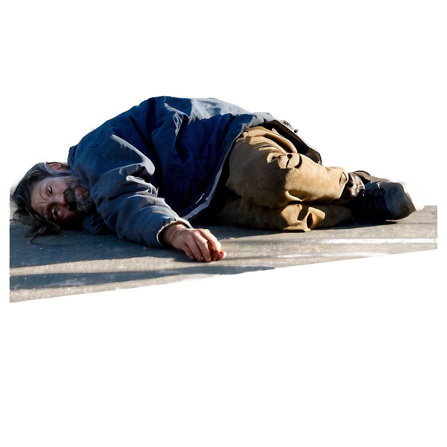 Homeless Man On Street Png 78 PNG image