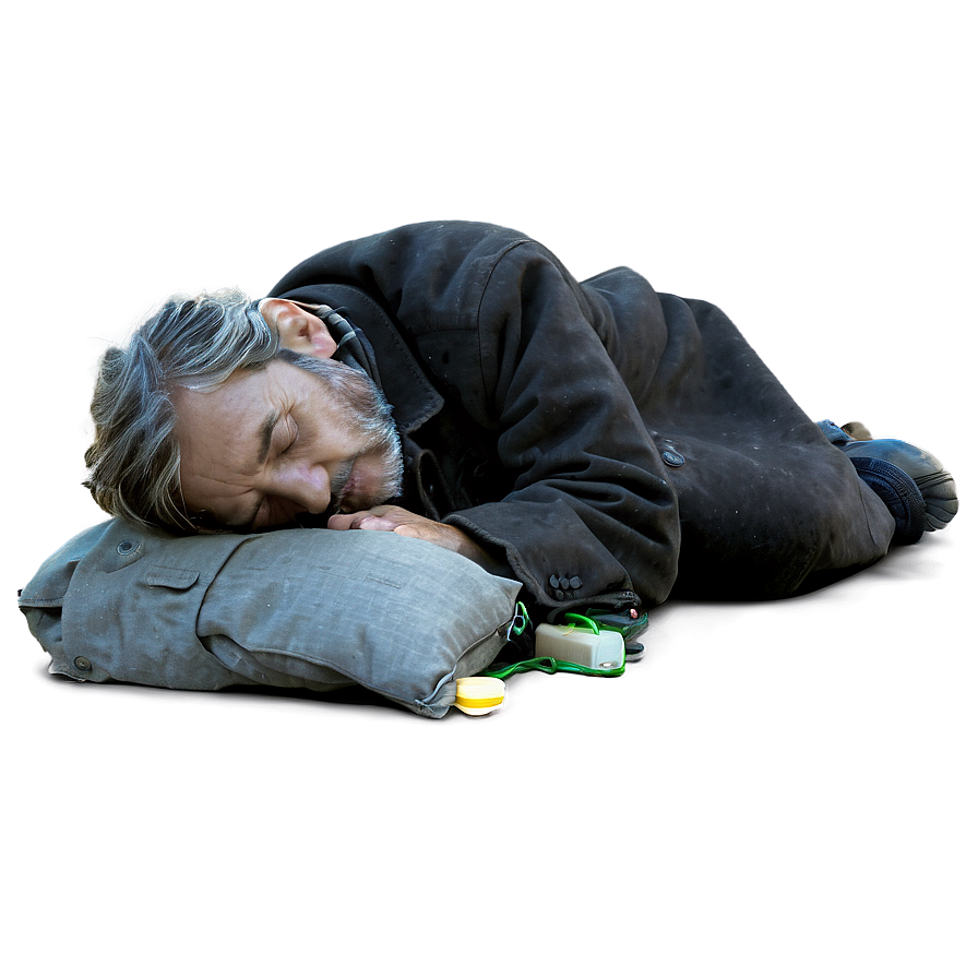 Homeless Man Sleeping Png 27 PNG image