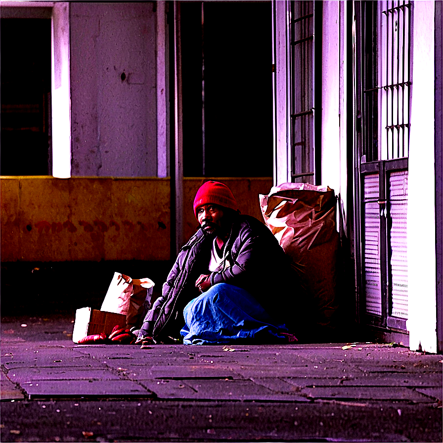 Homeless People Sheltering Png Ahi PNG image