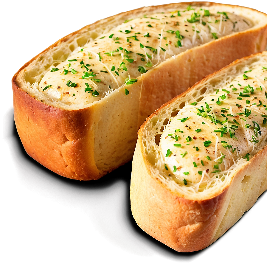 Homemade Garlic Bread Png 06272024 PNG image