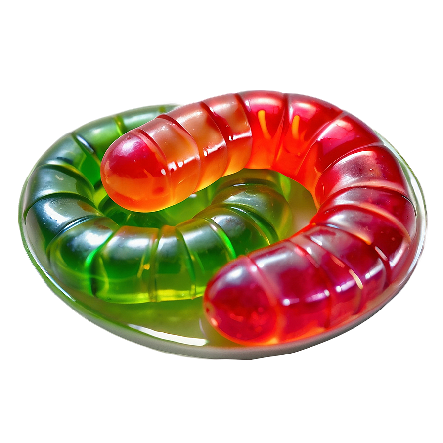 Homemade Gummy Worm Recipe Png Edl PNG image