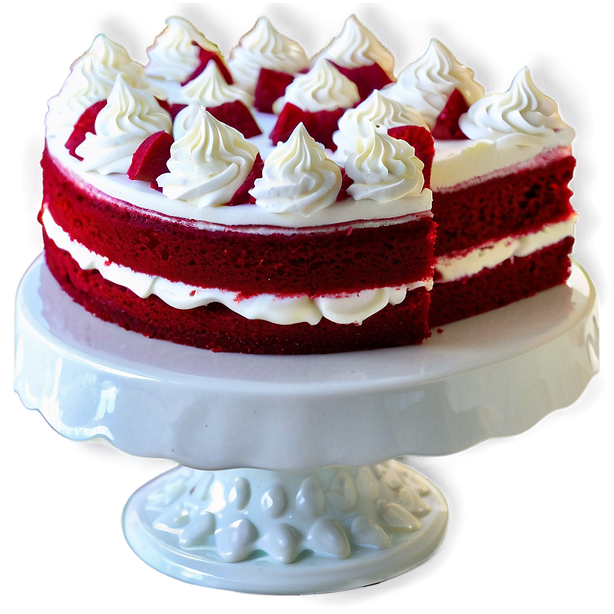 Homemade Red Velvet Cake Png 26 PNG image