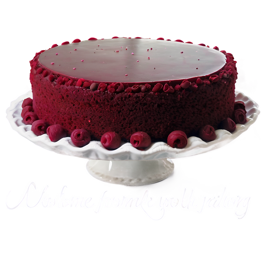 Homemade Red Velvet Cake Png Pwh64 PNG image