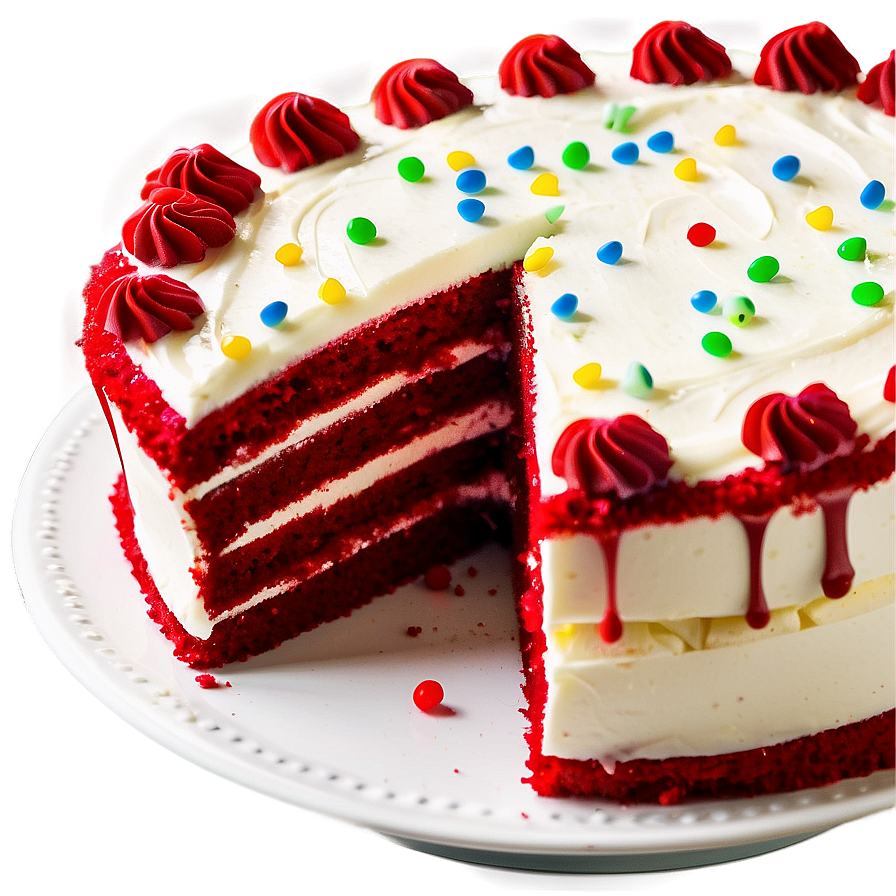 Homemade Red Velvet Cake Png Vlw66 PNG image