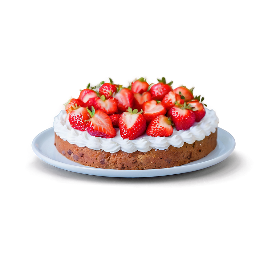 Homemade Strawberry Cake Png 06212024 PNG image