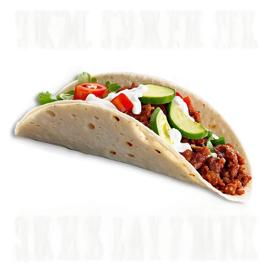 Homemade Taco Png 28 PNG image