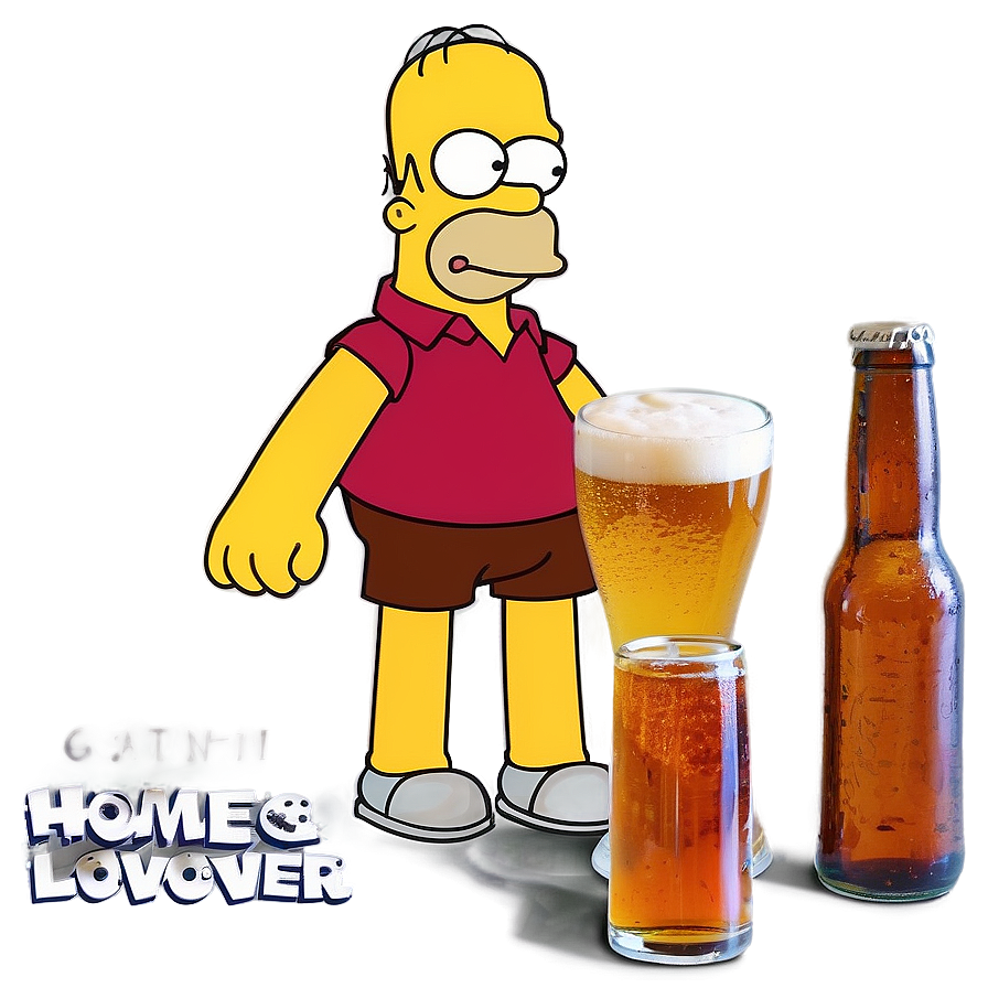 Homer Simpson Beer Lover Png 38 PNG image